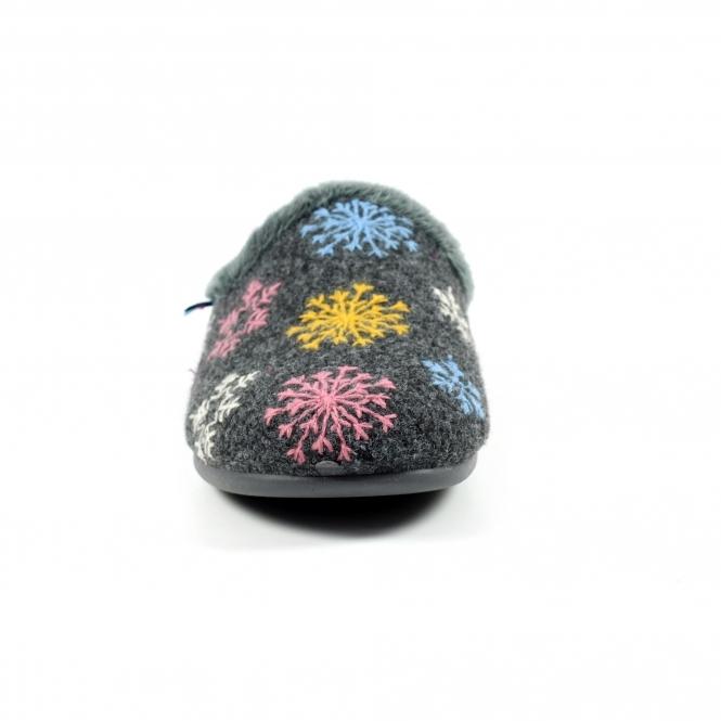 Lunar Juniper Grey Mule Slipper