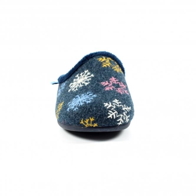 Lunar Juniper Navy Mule Slipper
