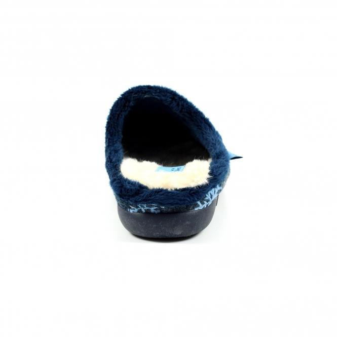Lunar Juniper Navy Mule Slipper