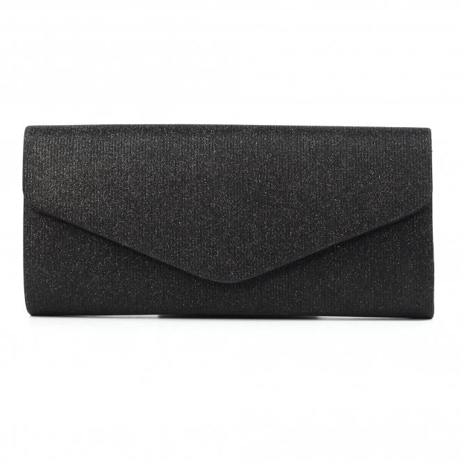 lunar Kalina Black Clutch Bag