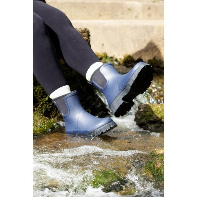 Lunar Lake Navy Ankle Wellington