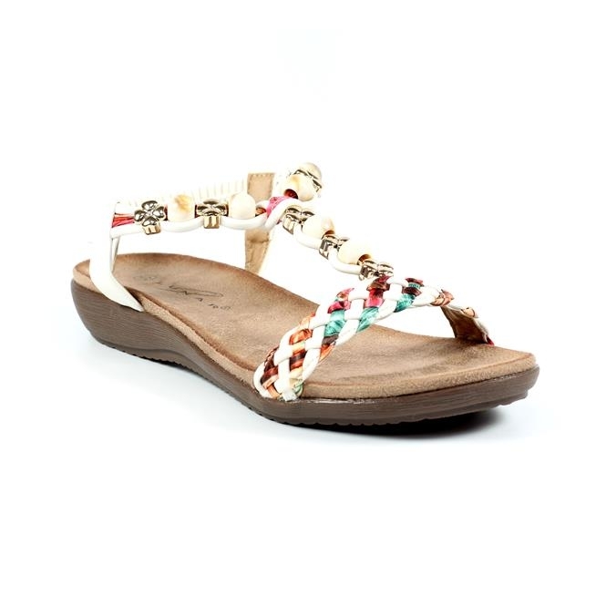 Lunar Larissa White Sandal