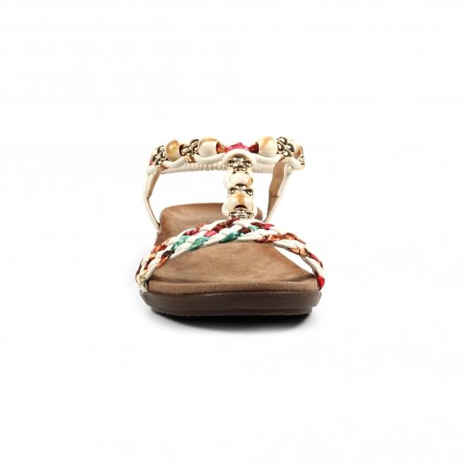 Lunar Larissa White Sandal