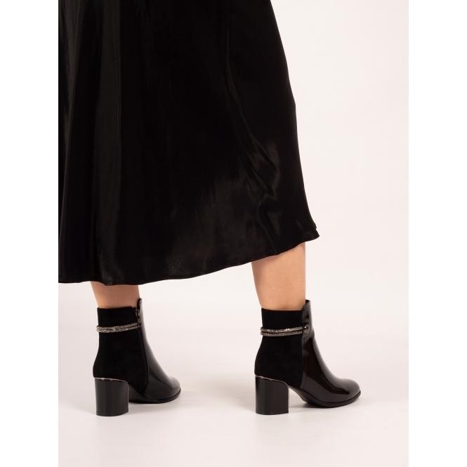 Lunar Lily Black Ankle Boot