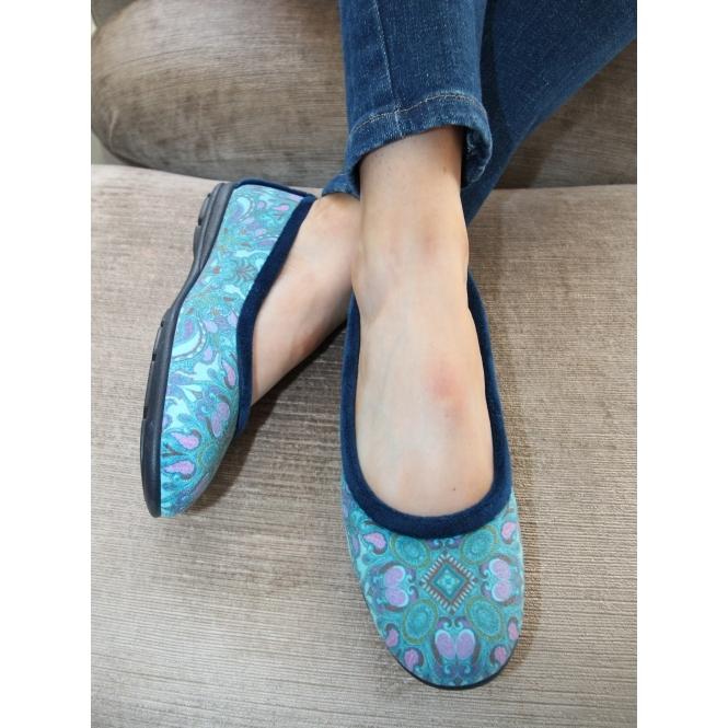 Lunar LLB Meribel Blue Pump Slipper
