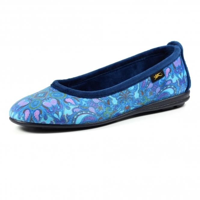 Lunar LLB Meribel Blue Pump Slipper