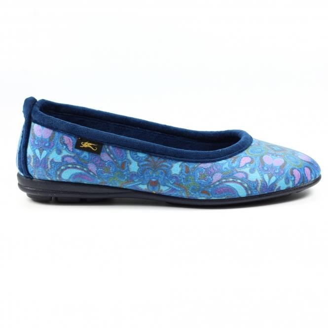 lunar LLB Meribel Blue Pump Slipper