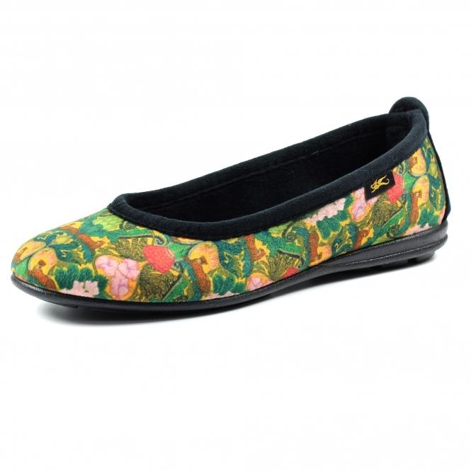 Lunar LLB Meribel Green Pump Slipper