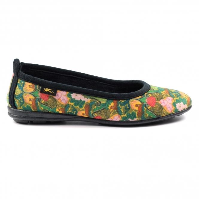 lunar LLB Meribel Green Pump Slipper