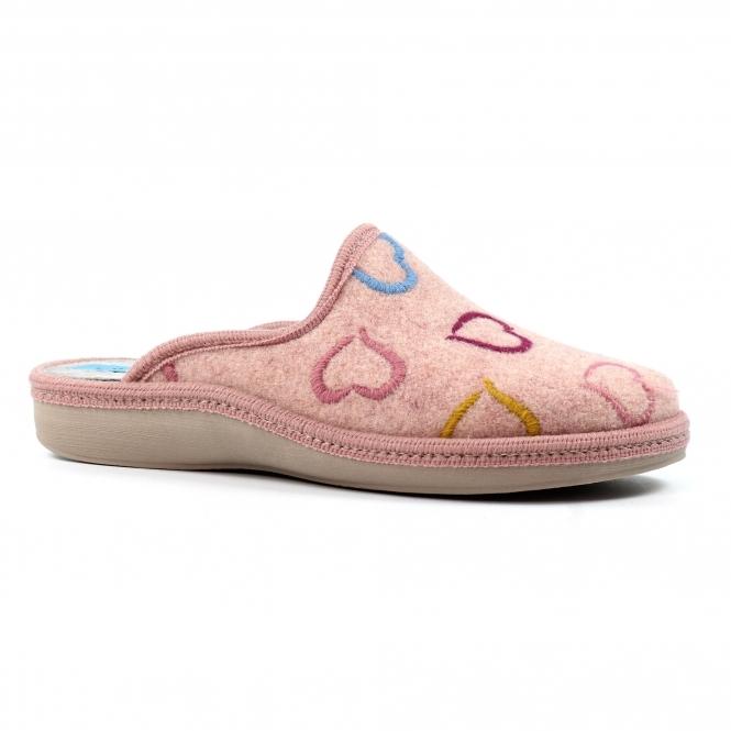 Lunar Love Pink Mule Slipper