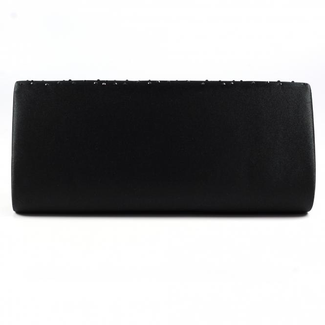 Lunar Lucia Black Satin Bag