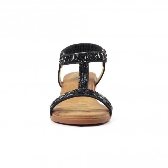 Lunar Macie Black/Black Sandal