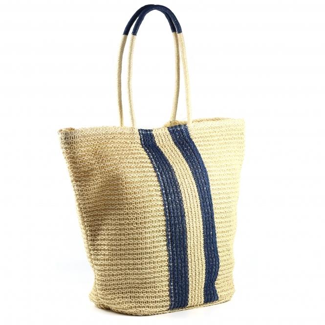 Lunar Magdalene Double Stripe Beach Bag