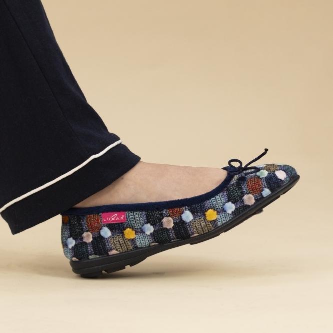 Lunar Magic Blue Pump Slipper