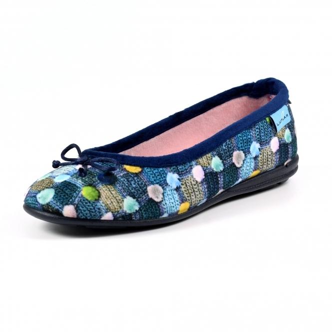 Lunar Magic Blue Pump Slipper