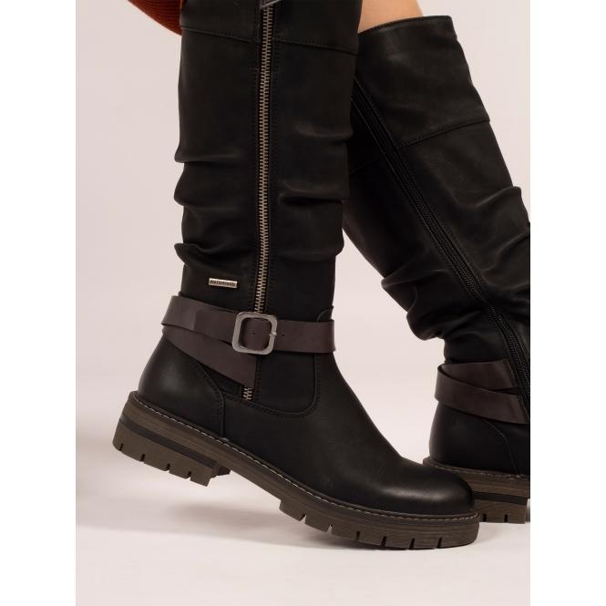 Lunar Margo Black Waterproof Long Boot