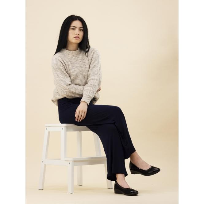 Lunar Marian Black Wedge Shoe