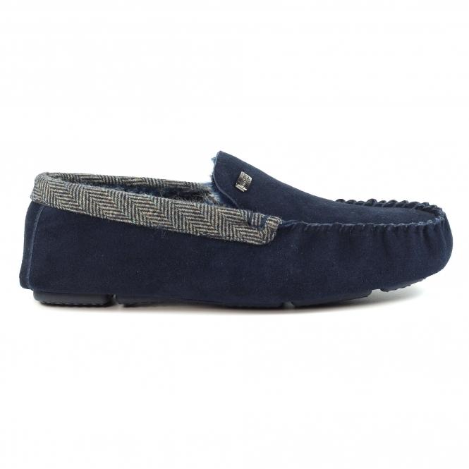lunar Mens Worley Navy Slipper