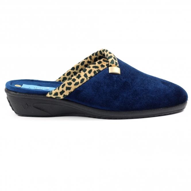 Lunar Michelle Blue Ocelot Slipper