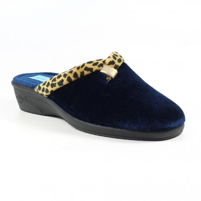 Lunar Michelle Blue Ocelot Slipper