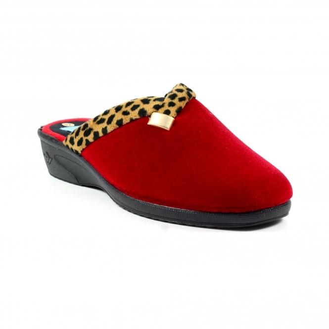 Lunar Michelle Red Ocelot Slipper