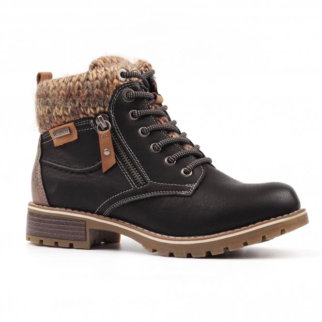 Lunar Millie Black Waterproof Boot