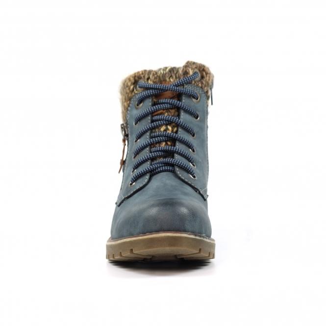 Lunar Millie Mid Blue Waterproof Boot