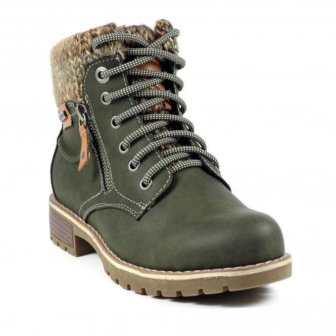 Lunar Millie Olive Waterproof Boot