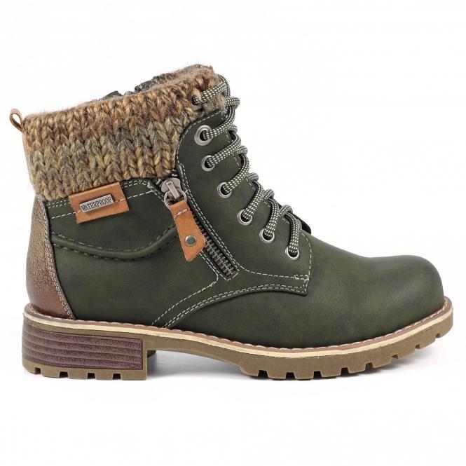 lunar Millie Olive Waterproof Boot