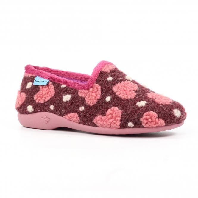 Lunar Minnie Burgundy Slipper