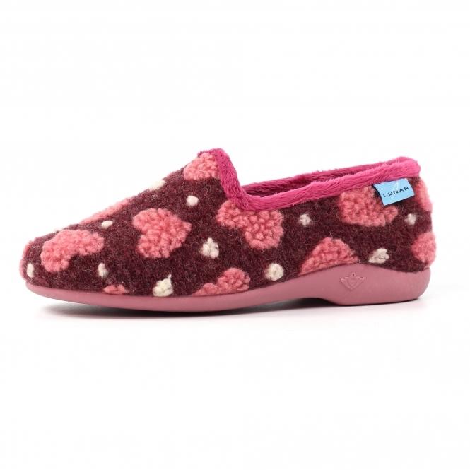 Lunar Minnie Burgundy Slipper