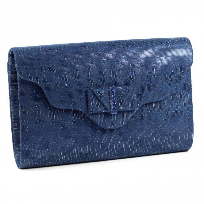 Lunar Mira Navy Clutch Bag