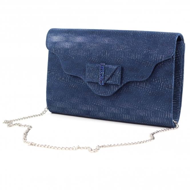 Lunar Mira Navy Clutch Bag