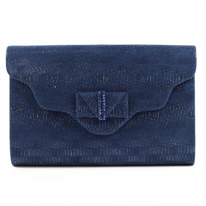 lunar Mira Navy Clutch Bag