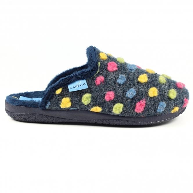 lunar Montreal Blue Mule Slipper