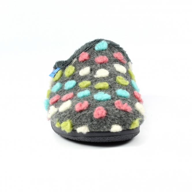 Lunar Montreal Grey Mule Slipper