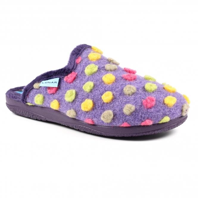 Lunar Montreal Purple Mule Slipper