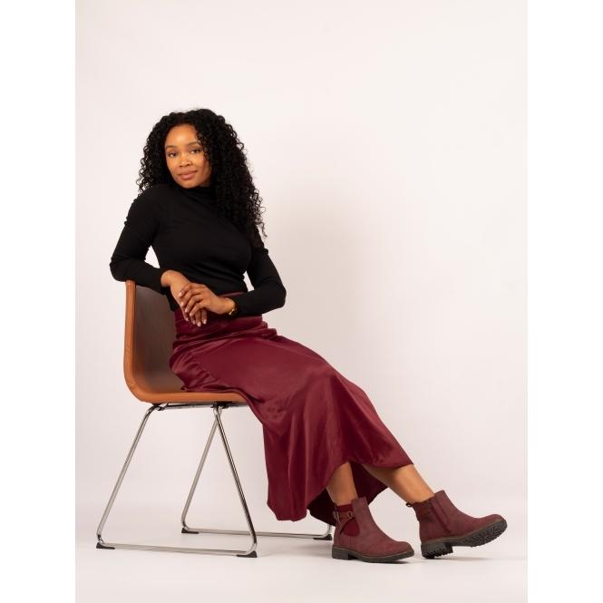 Lunar Morris Burgundy Ankle Boot