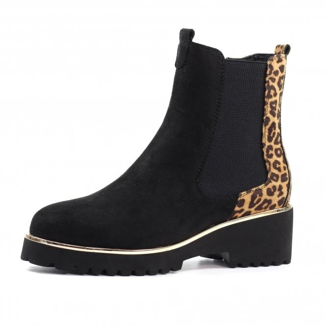 Lunar Nakita Black Ankle Boot