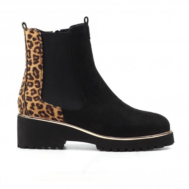 lunar Nakita Black Ankle Boot