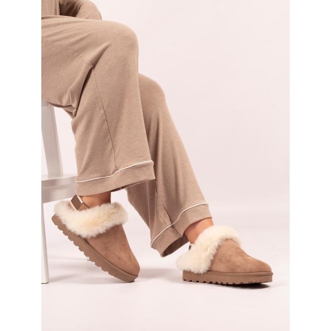 Lunar Nevis Mink Slipper