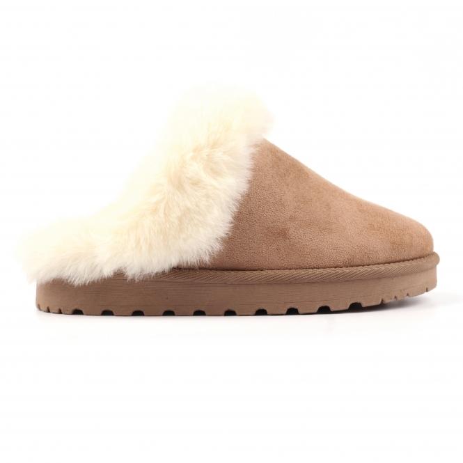 lunar Nevis Mink Slipper