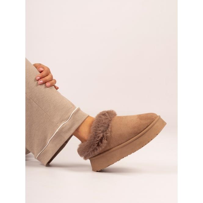 Lunar Nissi Mink Slipper