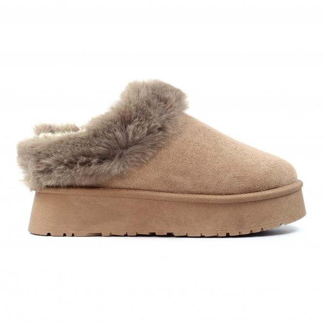 Lunar Nissi Mink Slipper