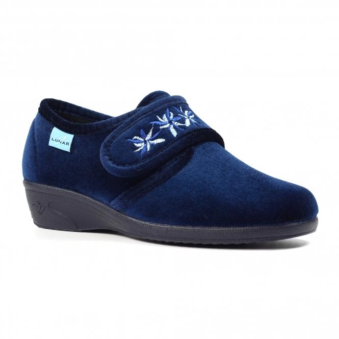 Lunar Paula II Navy Slipper