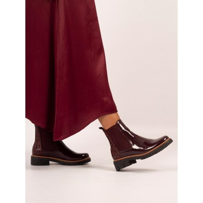 Lunar Peace Burgundy Ankle Boot