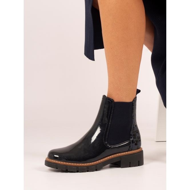 Lunar Peace Navy Ankle Boot