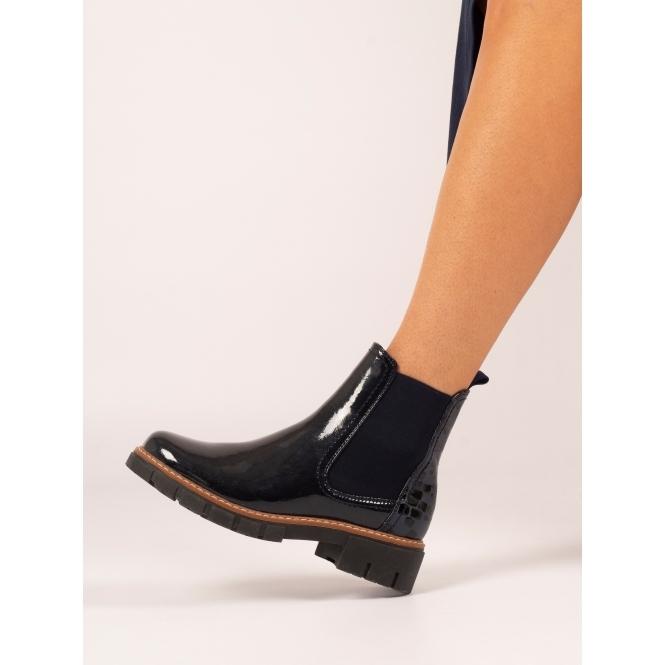 Lunar Peace Navy Ankle Boot