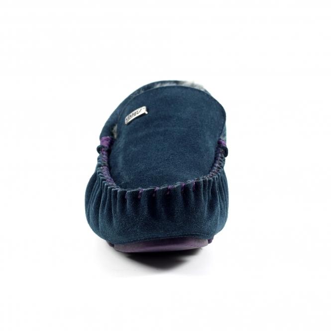 Lunar Percy II Blue Suede Slipper