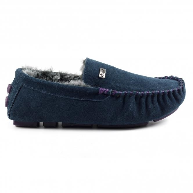 lunar Percy II Blue Suede Slipper